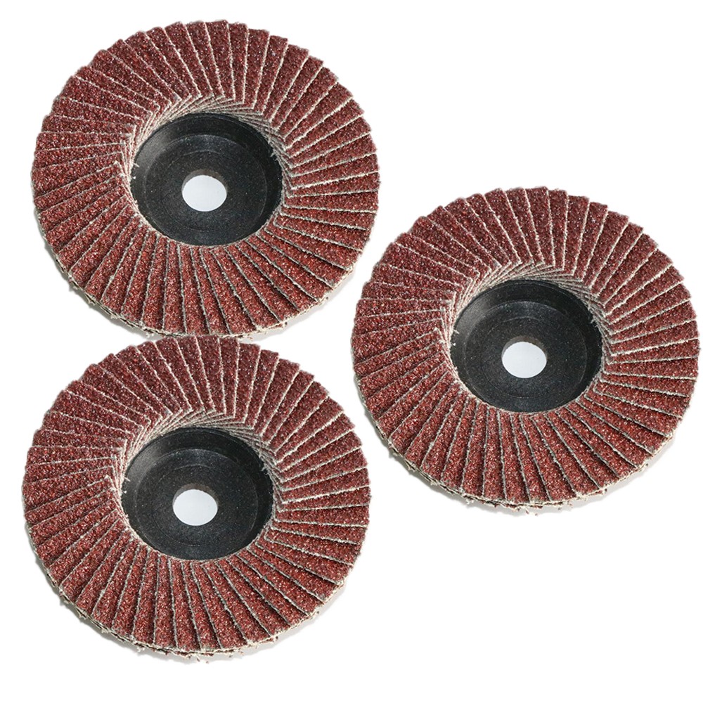 5pcs Flat Flipping Discs 50/75mm 3 Inch Sanding Discs 80 Grit Grinding Wheels Wood Cutting Blades for Angle Grinder