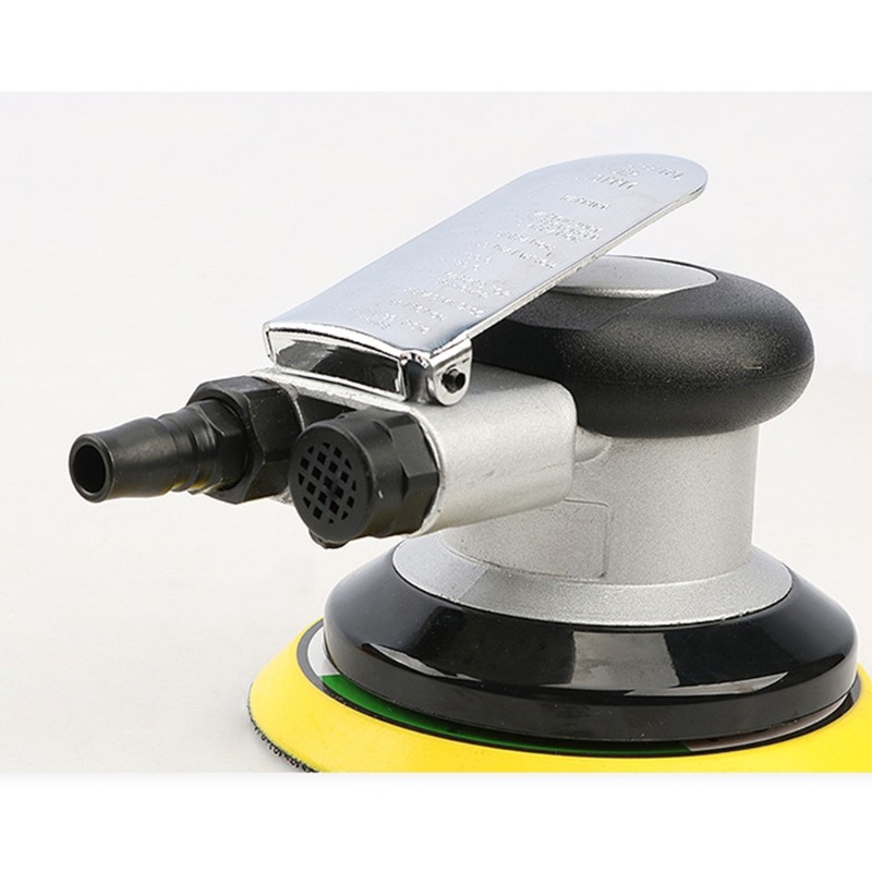 5 inch/6 inch Non-Vacuum Matte Surface Circular Pneumatic Sander Random Orbital Wood Sander Polisher Grinding Machine