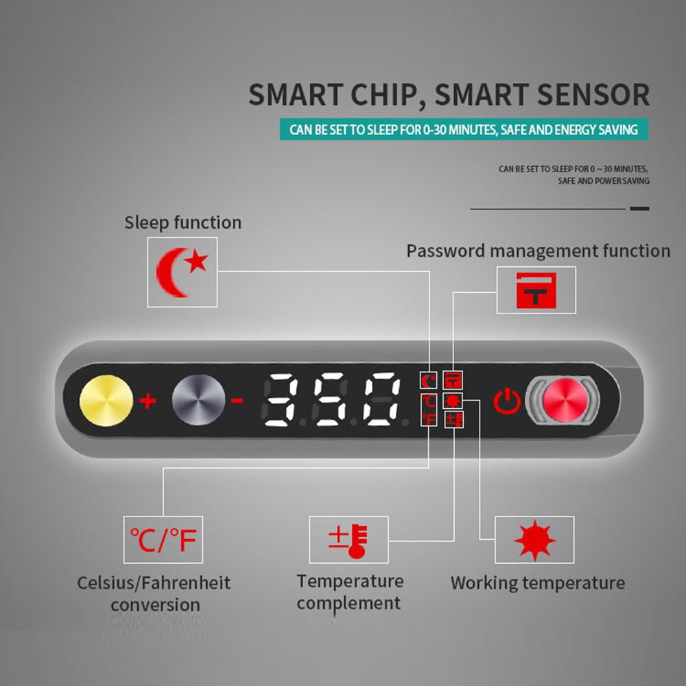 CXG E60S Intelligent Sleeping Digital Display Thermostat Electric Soldering Iron Soldering Soldering Iron Rework Station Accessories