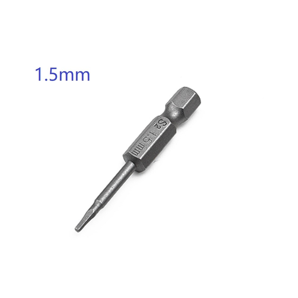 1pc Hexagon Screwdriver Bits Quick Change Impact Driver Battery Powered Drill Length 50mm Screwdriver Bit 1.5mm-8mm Power Tool High Quality