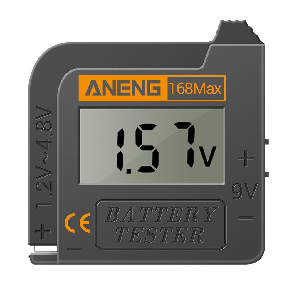 ANENG 168Max Digital Lithium Battery Capacity Tester LCD Battery Voltage Tester Digital Lithium Battery Capacity Diagnostic Tool