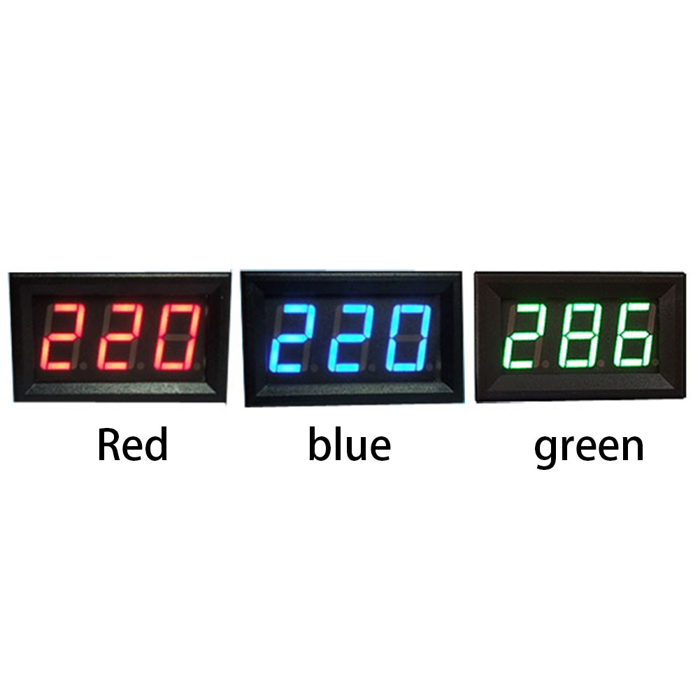 AC70v-500v Universal Precise Digital Display 2 Wire Decimal Measurement Professional Led Head Voltmeter Useful