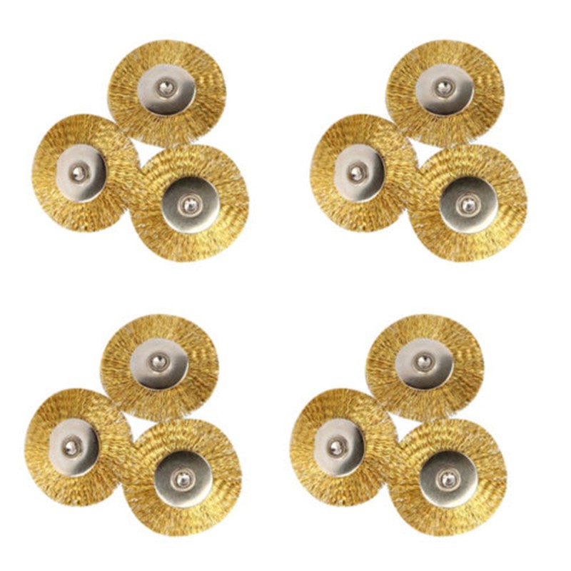 10pcs/lot Copper Brush Wire Wheel Brushes Die Grinder Rotary Electric Tool for Engraver, Dream 25mm Rotary Grinder Copper Brush