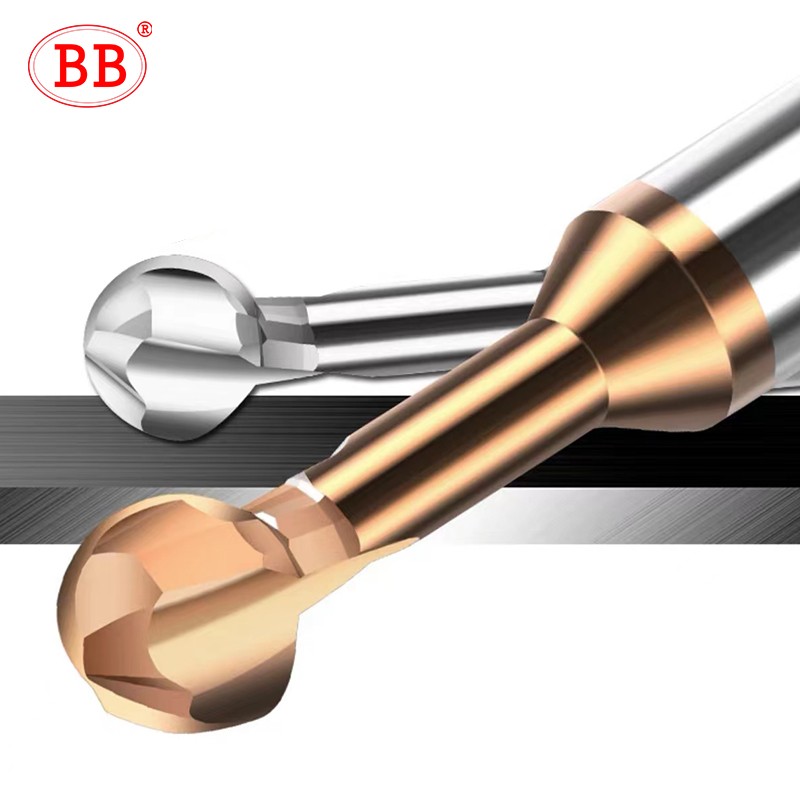 T-shaped ball cutter, solid carbide, 3D, R2 R3 R4 R5 R6, hard metal, steel, aluminum, copper, iron