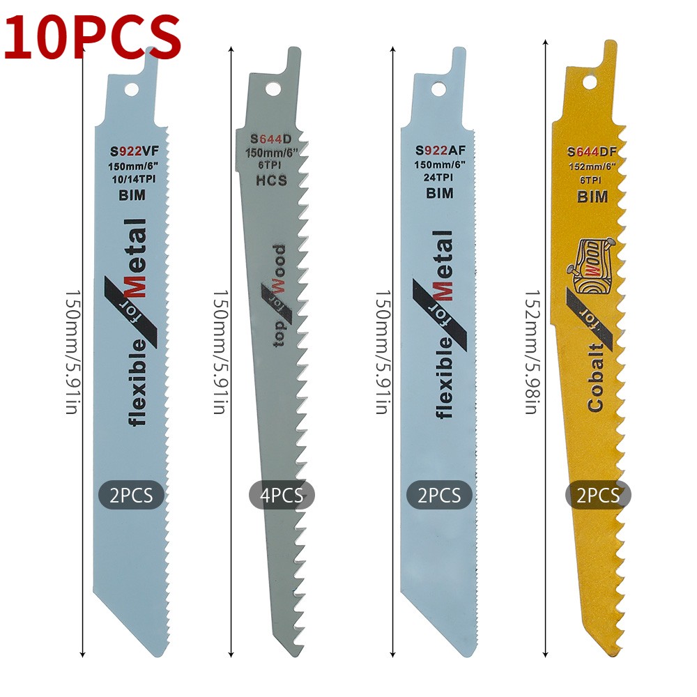 Reciprocating Saw Blades Saber Saw Multi Saw Blade For Wood Metal PVC Tube Cutting Saw Blade Power Tools Accessories