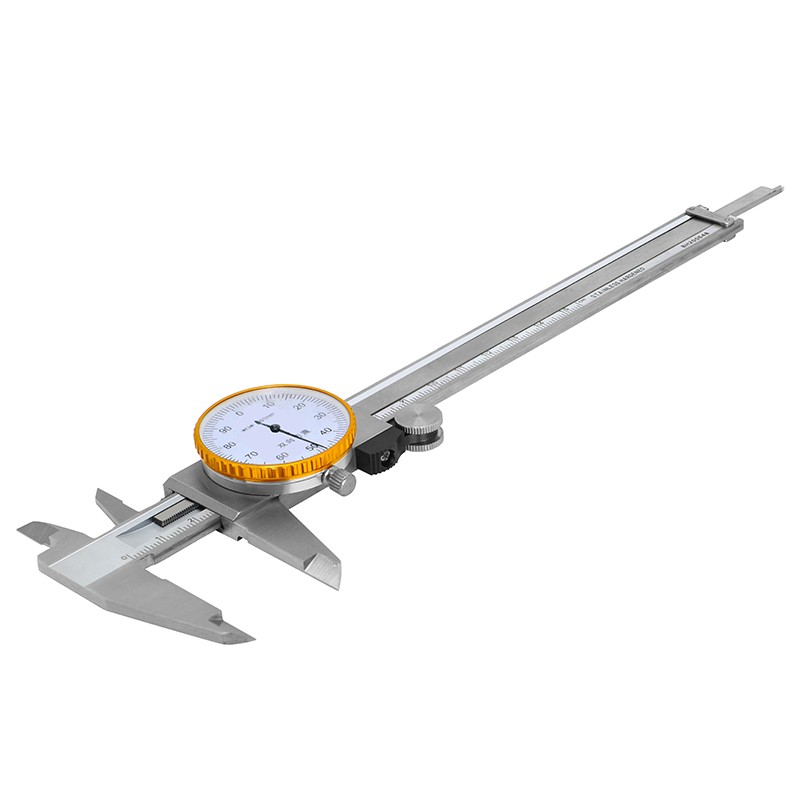 SHAHE 150mm/200mm Double Shock Proof 0.01mm Precision Vernier Caliper Micrometer Dial Caliper Vernier Scale