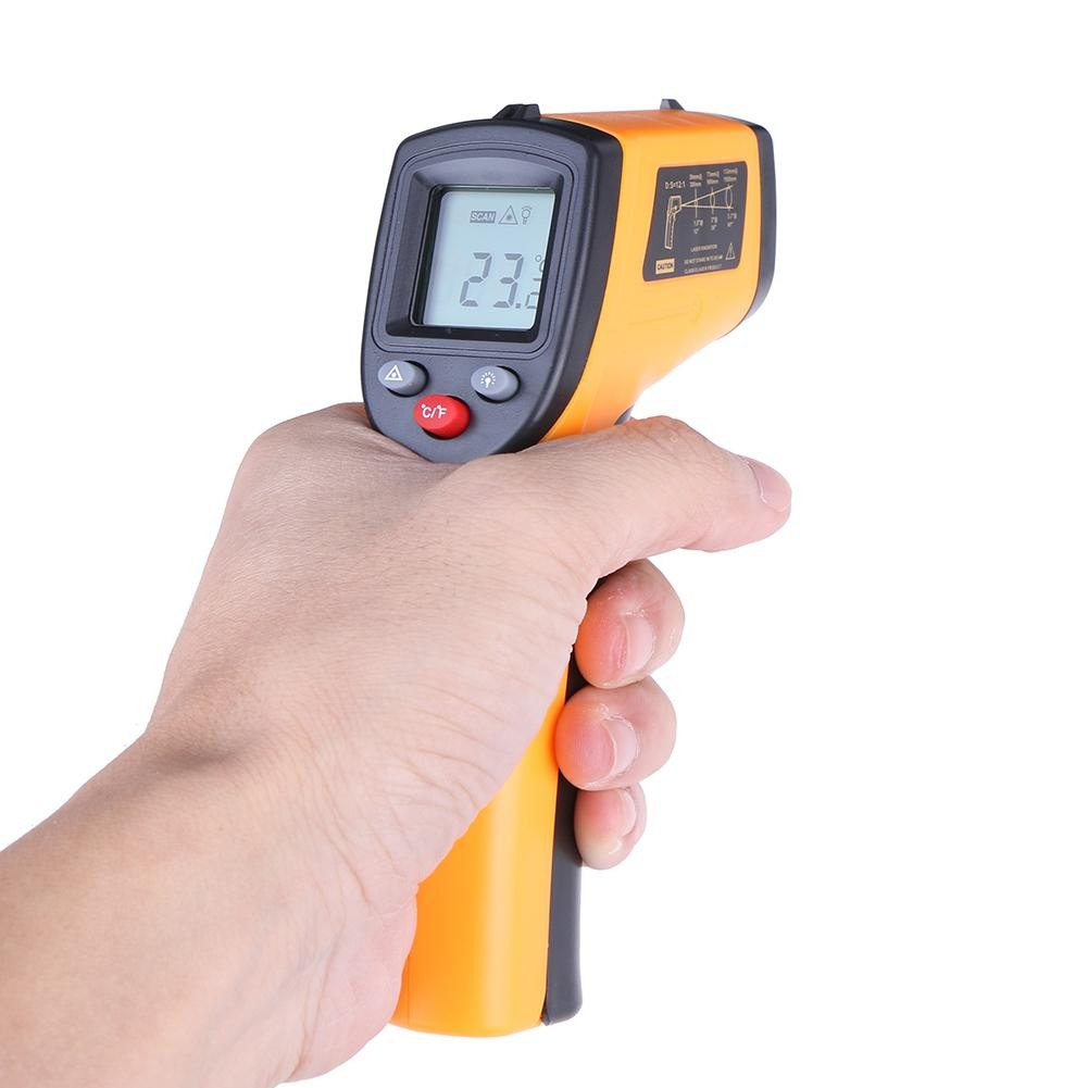 Non-contact Infrared LCD Monitor Infrared Thermometer Infrared Laser Accurate Digital for GM320 (No Battery)