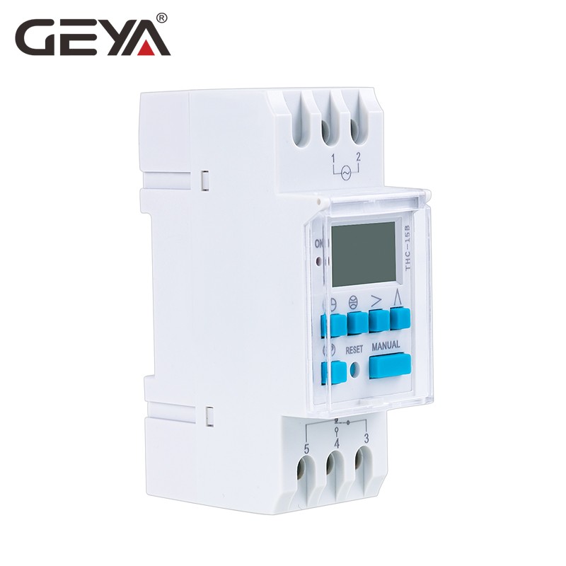 GEYA-مؤقت فلكي THC ، مفتاح LCD ، 16A ، 20A ، 30A ، 110V ، 220V