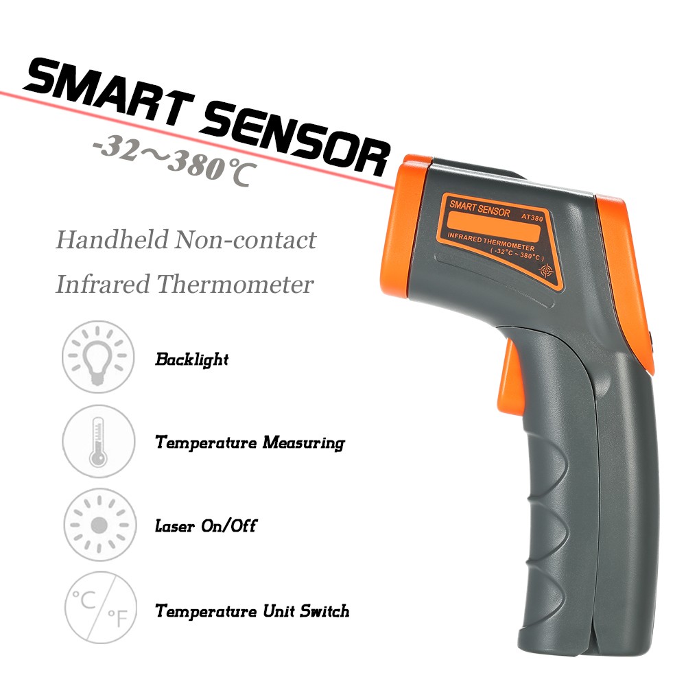 Smart Sensor Digital Non-contact Infrared Termometro Temperature Meter Industrial Infrared Thermometer