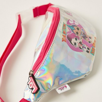 L.O.L. Surprise! Printed Waist Bag with Zip Closure and Adjustable Strap