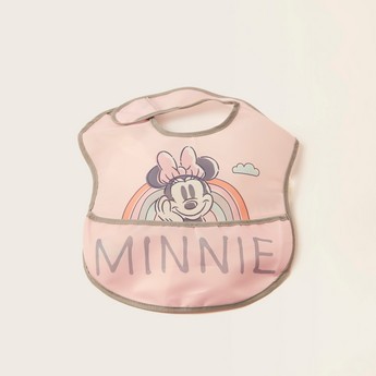 Disney Minnie Mouse Print Bib - Set of 2