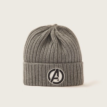 Avengers Embroidered Cap with Rolled-Up Hem