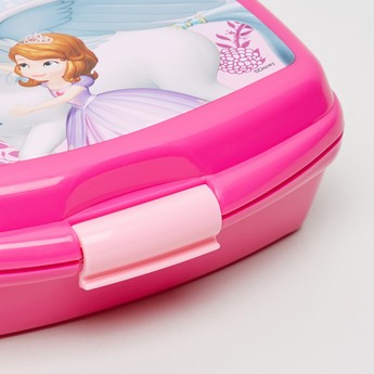 Disney Sophia the First Print Lunch Box with Clip Closure