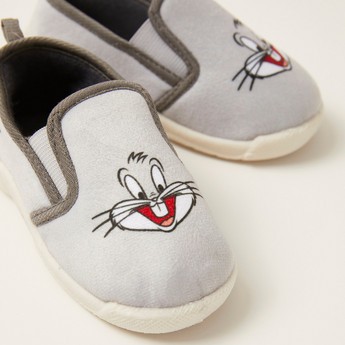 Looney Tunes Bugs Bunny Print Slip-On Loafers