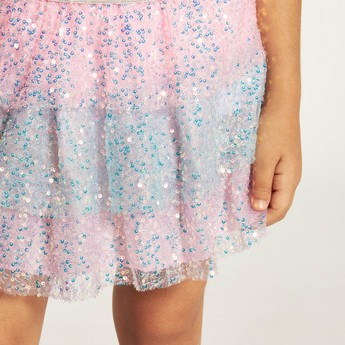 Charmz Embellished Tutu Skirt with Elasticated Waistband