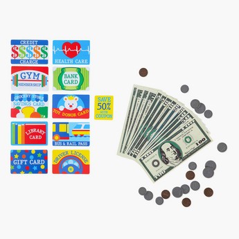 Melissa & Doug Pretend-to-Spend Wallet Playset