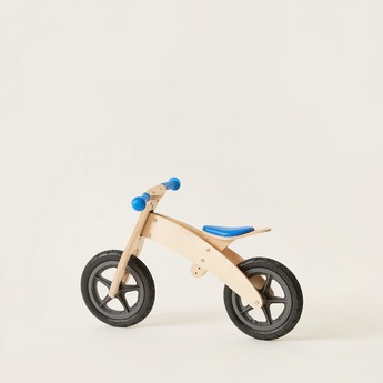 Street Runner Wooden Balance Bike - 12 inches