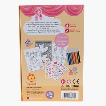 Tiger Tribe Ballet Colouring Set