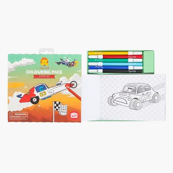 Tiger Tribe Supercars Colouring Pack