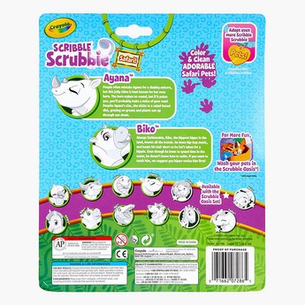 Crayola 6-Piece Safari Scribble Scrubbie Playset