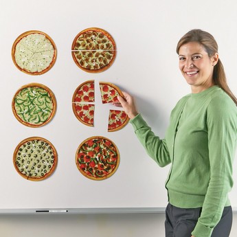 Learning Resources Magnetic Pizza Fractions