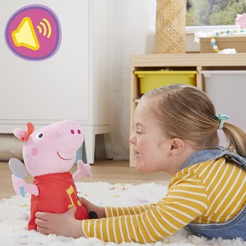 Hasbro Oink Along Songs Peppa Soft Toy - 11 inches