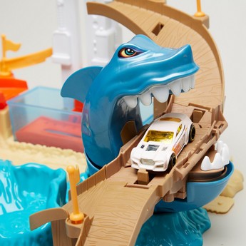 Hot Wheels Color Shifters Sharkport Showdown Playset