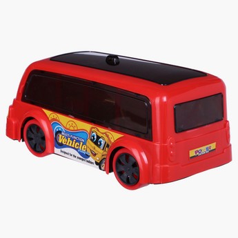 Juniors Power Cartoon Bus with Light and Sound