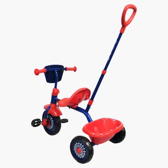 Disney Spider-Man Trike with Push Handle