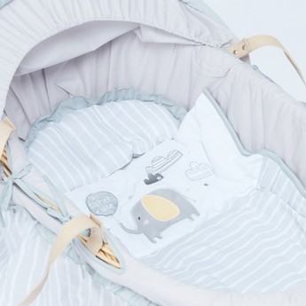 Juniors Eddie Moses Baby Basket with Canopy