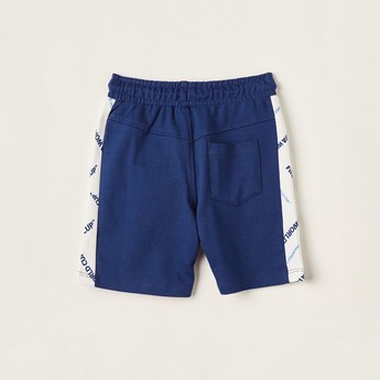 FIFA Panelled Shorts with Drawstring Closure and Pockets