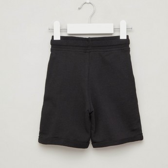 Juniors Solid Shorts with Pocket Detail and Elasticised Waistband