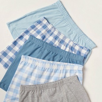 Juniors Printed Boxers - Set of 5