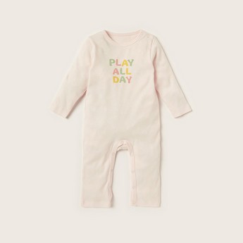 Juniors Printed Sleepsuit with Long Sleeves - Set of 3