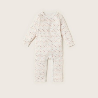 Juniors Printed Sleepsuit with Long Sleeves - Set of 3