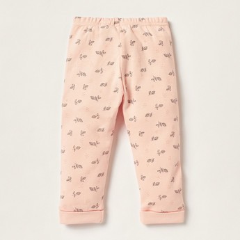 Juniors Printed Pyjama with Elasticated Waistband