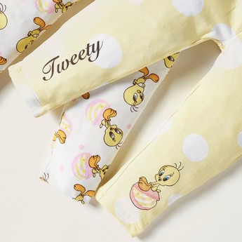 Tweety Print Leggings - Set of 2