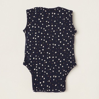 Giggles All-Over Printed Sleeveless Bodysuit