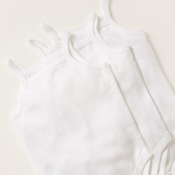 Juniors Solid Sleeveless Bodysuit - Set of 5