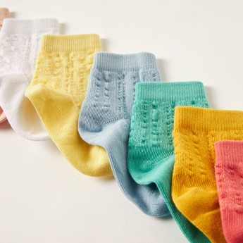 Juniors Solid Socks - Set of 7