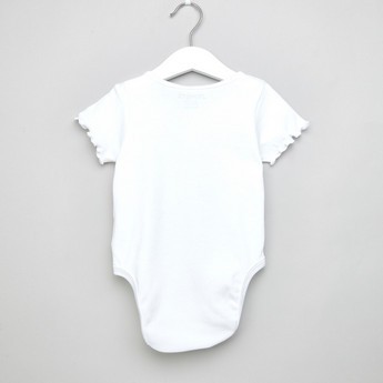 Juniors Short Sleeves Bodysuit