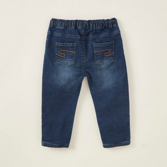 Lee Cooper Patch Work Detailed Pants with Drawstring Closure