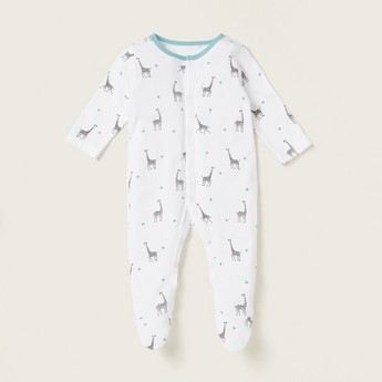 Juniors Printed Long Sleeves Sleepsuit - Set of 3