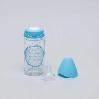 Suavinex Printed Feeding Bottle - 240 ml