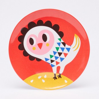 Petit Monkey Printed Round Plate