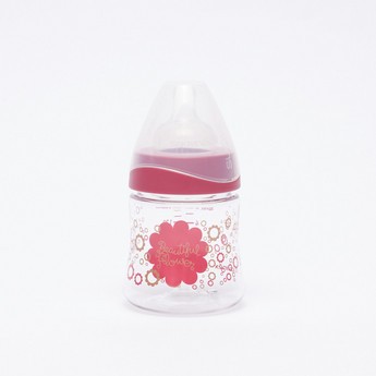 Suavinex Printed Feeding Bottle with Cap- 150 ml