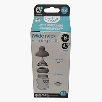 Brothermax Extra Wide Neck Feeding Bottle - 160ml