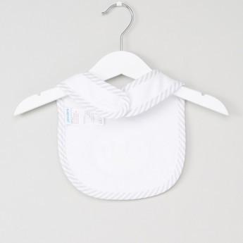 Juniors Applique Detail Bib with Button Closure