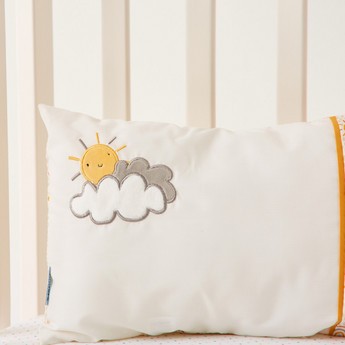 Juniors Happy Sunshine Print Pillow - 36x25 cms