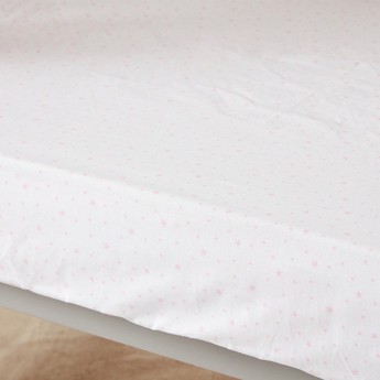 Juniors 2-Piece Crib Fitted Sheet Set - 130x70x20 cms